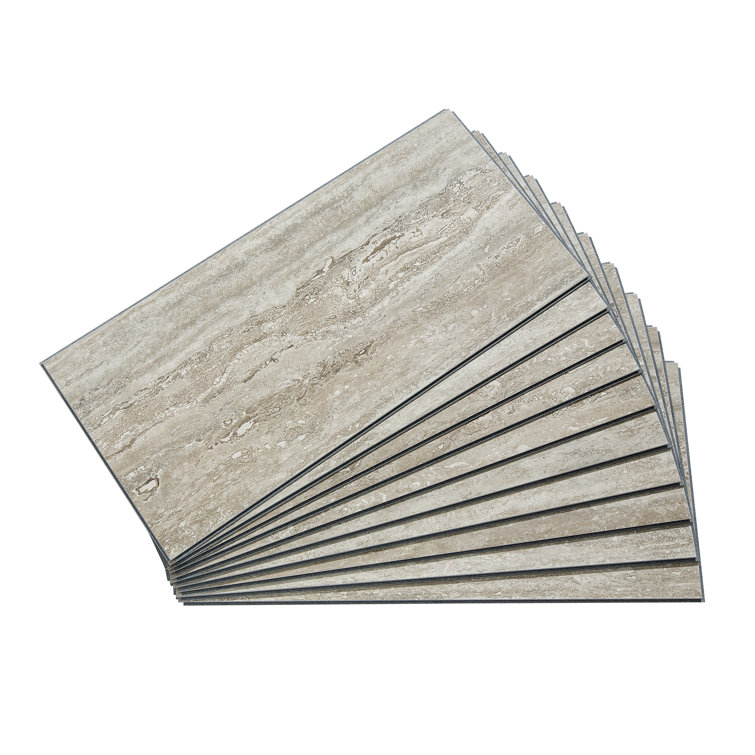 Palisade 11.1" x23.2" Interlocking Vinyl Waterproof Wall Tiles